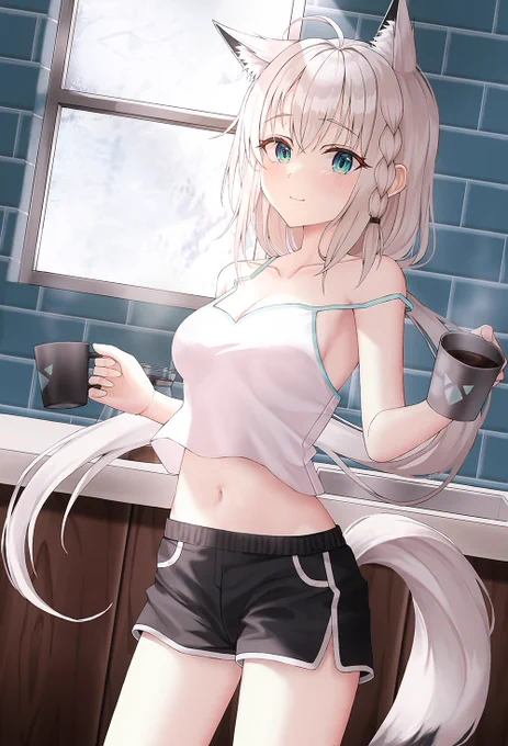#絵フブキ 
白上フブキ 