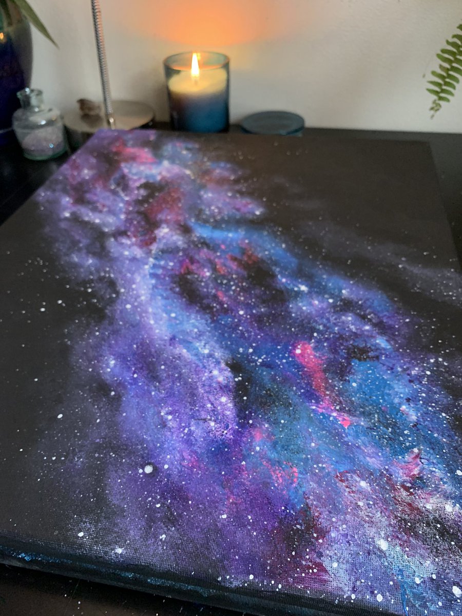 spaceoutstudio's tweet photo. Work in progress ✨🛸✨ #wipart #wip #artprocess #spaceart #starart #stararts #cosmosart #galactic #galaxy #nebulaart #nubulae #supernova #space https://t.co/BxtTs5p2Aa