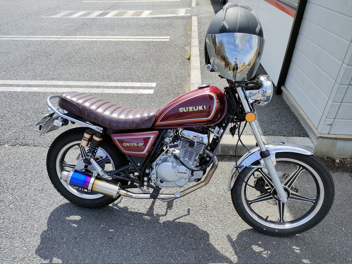 rinden5's tweet photo. ちょいと近所をプラプラ

#バイク
#bike
#suzuki
#gn1252f https://t.co/iIi1prfxhR