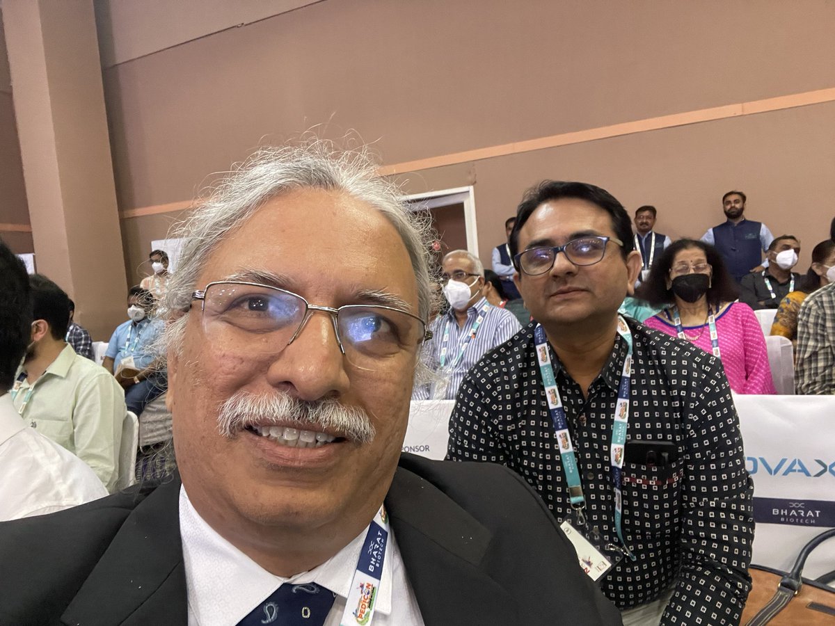 ProfSomashekhar's tweet photo. With the two #twitterati of Pediatricians from Gujarat.
@naveenthacker President Elect of @IPAWorldorg and @UnmeshDr from @AhmedabadAop
At the Covid Vaccines Panel for Children at #Pedicon2022
#Jacobjohn @dr_puneet @vipintukur are on the panel @GKangInd couldn’t make it. https://t.co/Cnnq1G68L9