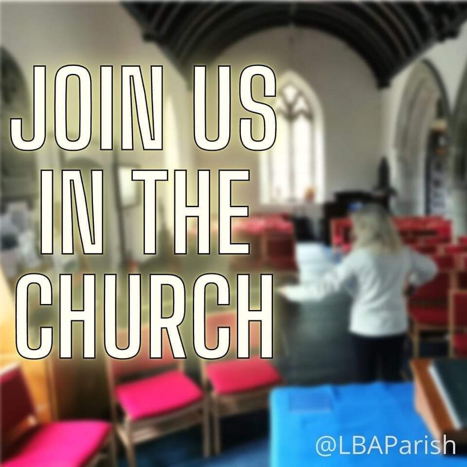 LbaParish's tweet photo. Today's service is at 11am in  St Bride's. 

There's no need to book ahead &amp; we are down to one metre social distancing. We ask you to bring your face masks, use hand sanitizer and that you kindly follow our volunteers.

We look forward to seeing you and God bless! ❤️⛪😁 https://t.co/Xr2dpqVPTP