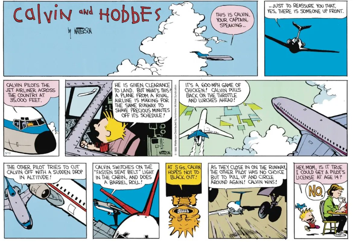 ✈️ #CalvinandHobbes