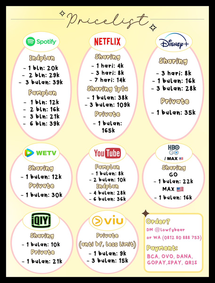 lowfybear's tweet photo. - new pricelist -

bisa di order 💗💗💗
💸 bca, ovo, dana, gopay, spay, qris
💌 DM / WA: https://t.co/Bl5toHZvM9 (pilih salah satu, mt after dm)

#zonauang https://t.co/4NmeYBCBEw