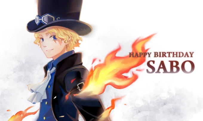 薩波HBD不會畫畫的我努力了...#サボ誕生祭2022#サボ生誕祭2022 #ONEPIECE#ワンピース 