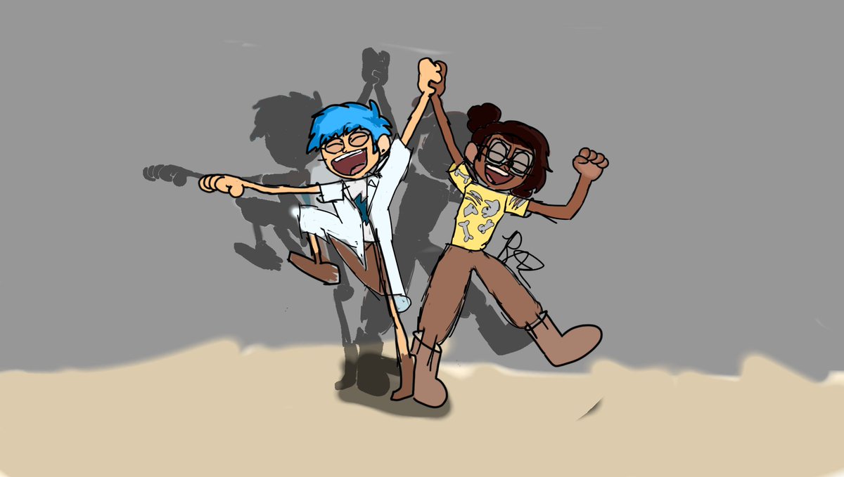 Saysha_Wobert's tweet photo. Gene-raiders my beloved, since raiders steal and they stole the generator :D #amphibiaspoilers #amphibia #terriamphibia #drjanamphibia #escapetoamphibia https://t.co/cHxpmbWGbT