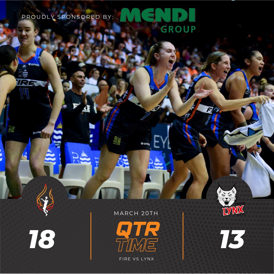 TownsvilleFire's tweet photo. WHAT A START FROM OUR GIRLSโผ๏ธ
Comment below if you're at the game๐ฅ๐ฅ
#fireuptownsville #timetoignite #homegame #townsvillefire #shegotgame https://t.co/1r4q6WaK8q