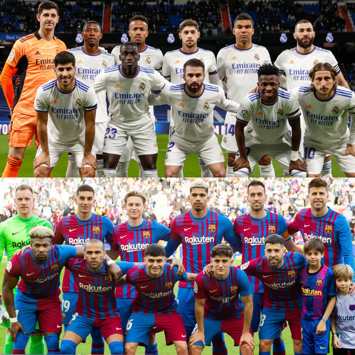 InvictosSomos's tweet photo. Real Madrid vs FC Barcelona. Santiago Bernabéu. El Clásico. ES HOY. https://t.co/cHnJXaFe6Y
