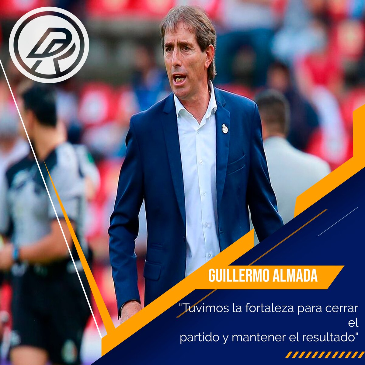depo_red's tweet photo. 📌| Tuzos de Pachuca 🐹💙🤍
🗣️En atención a los medios de comunicación, Guillermo Almada dió sus impresiones del encuentro de @Tuzos y @CruzAzul.
🧐 ¿Qué pasa con Romario Ibarra?
🗣️: @Fer_Zamora_23 https://t.co/lwjcMy5hNx