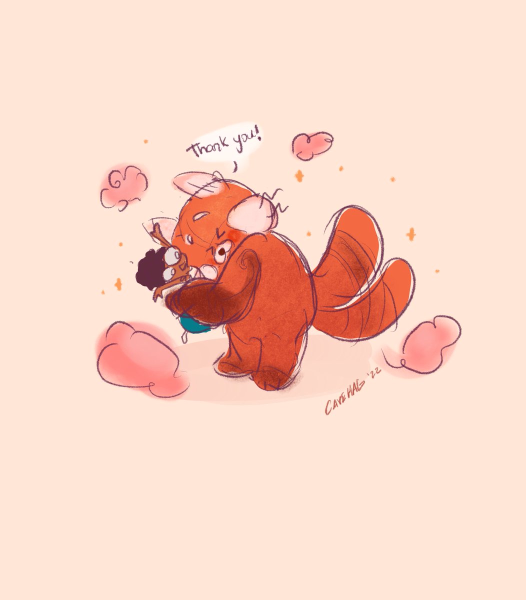 CaveHag_'s tweet photo. 🎨 Art Trade 
#encanto #TurningRed https://t.co/dxSx3MpmMT
