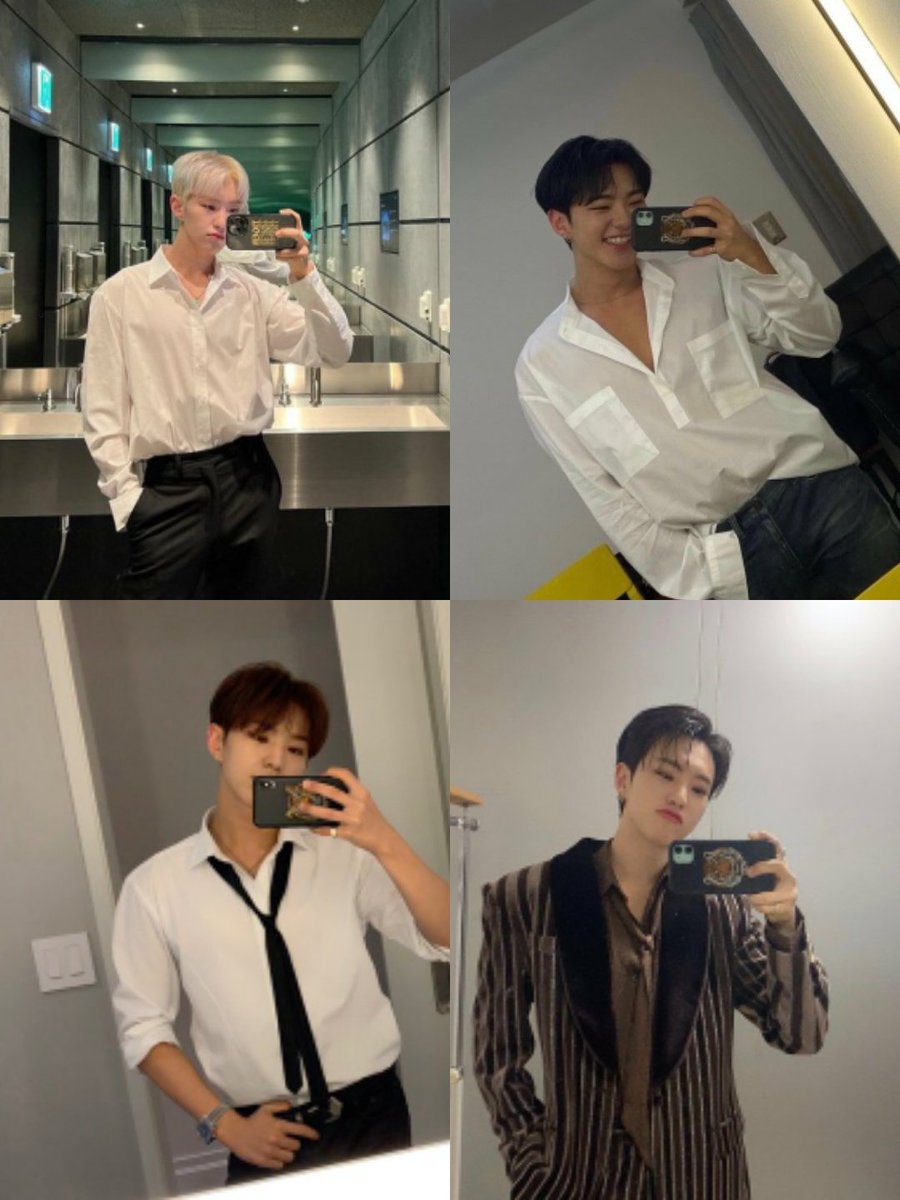 This genre of Hoshi mirror selfie 🤍🖤