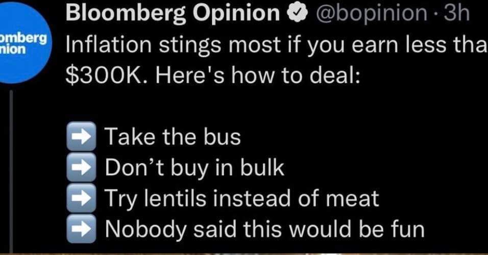 PleaseStopTheBS's tweet photo. gee thanks @business 

pricks.

#inflation https://t.co/qkWGsai5jJ
