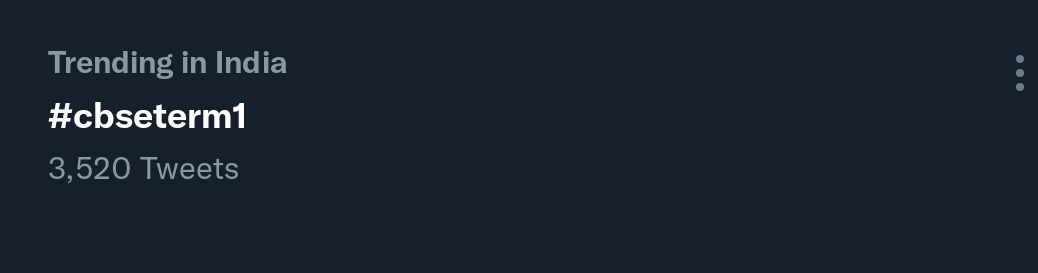 Sana___009's tweet image. OMG #cbseterm1 is trending!!wohoo!!!!