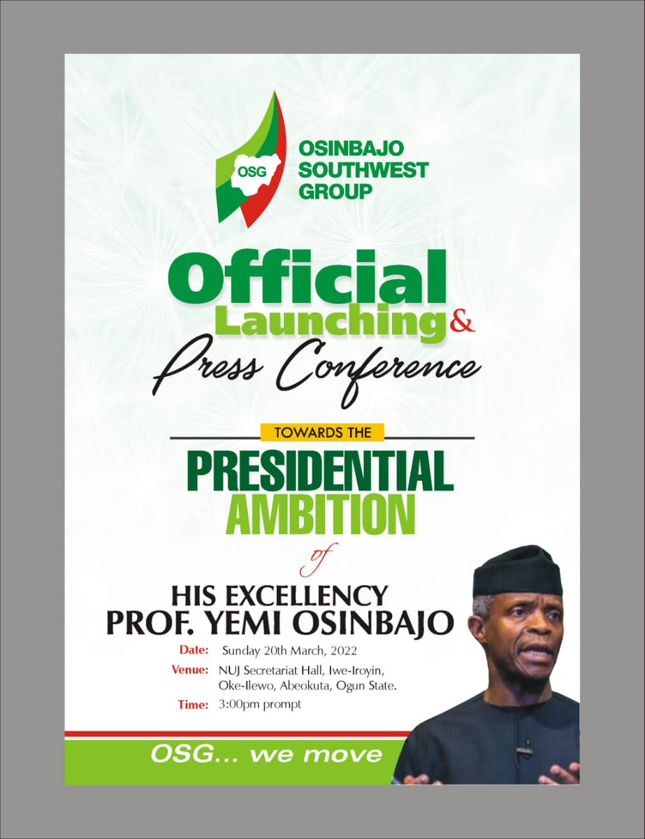 OSINBAJOSOUTHWG's tweet photo. Join us today

#PYO2023
We move ✊✊ https://t.co/ntDb5cFzOw