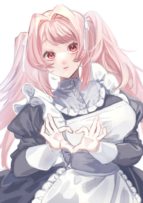 メイドさん
#創作 #イラスト #illustraion 