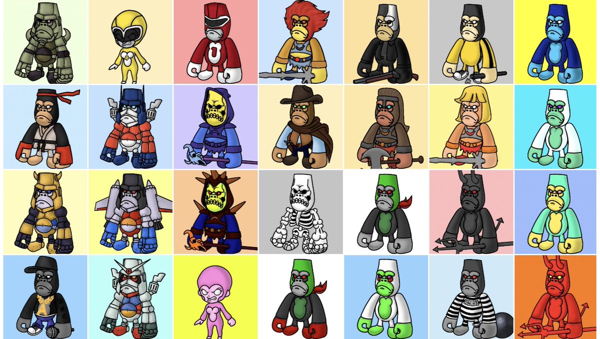 ApePlanetz's tweet photo. Designer Toys and ‘80 actionfiaction figures Inspried NFT
https://t.co/sEk6TzYow0 https://t.co/vKwot88ieZ