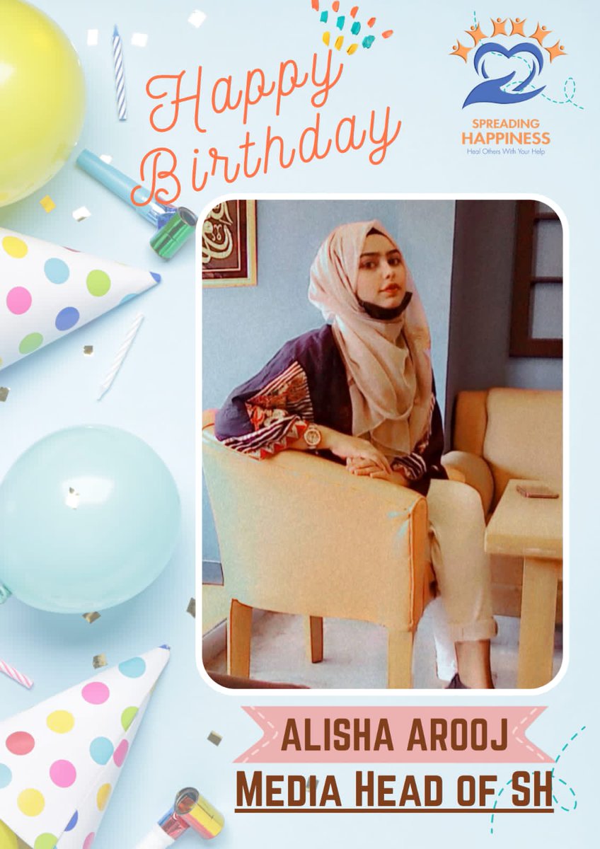 SpreadingHapp30's tweet photo. Many Many Happy Returns of the Day
Wish You Very Happy & Succefull Life 🥰
You are such a Hardworking lady and Important Part of Spreading Happiness ✨
#SpreadingHappiness
#letslearntogather https://t.co/HRaVN9063P