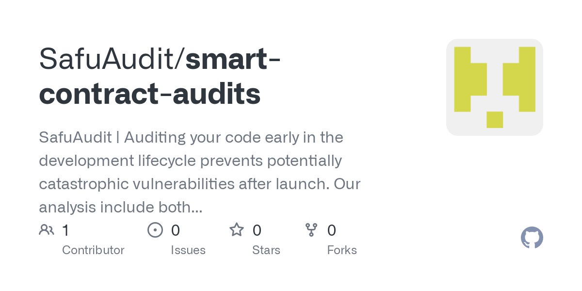 Dear Community FazeInu Audit have been completed successfully,

Still Early to be the Part of FazeInu we haven't started yet ,launch will be on Pinksale with Audit Badge,

Join Our Community - t.me/fazeinu

#CoinMarketCap #CoinGecko #binance 

github.com/SafuAudit/smar…