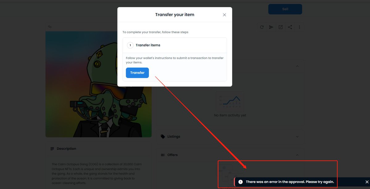Calm Octopus NFT tweet media