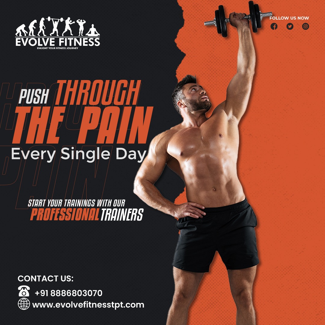 evolvefitnestpt's tweet photo. Pushing you through the pain every single day with proper mindset coaching from our trained professionals.
𝐕𝐢𝐬𝐢𝐭 𝐔𝐬: https://t.co/yJpi0spTep
𝐂𝐚𝐥𝐥 𝐮𝐬 𝐚𝐭: 8886803070

#EvolveFitness #gym #yoga #boxing👊#zumbadance #tirupati #fitnessgoals #getfit #fitnessmotivation https://t.co/Q8m9GhsLIc