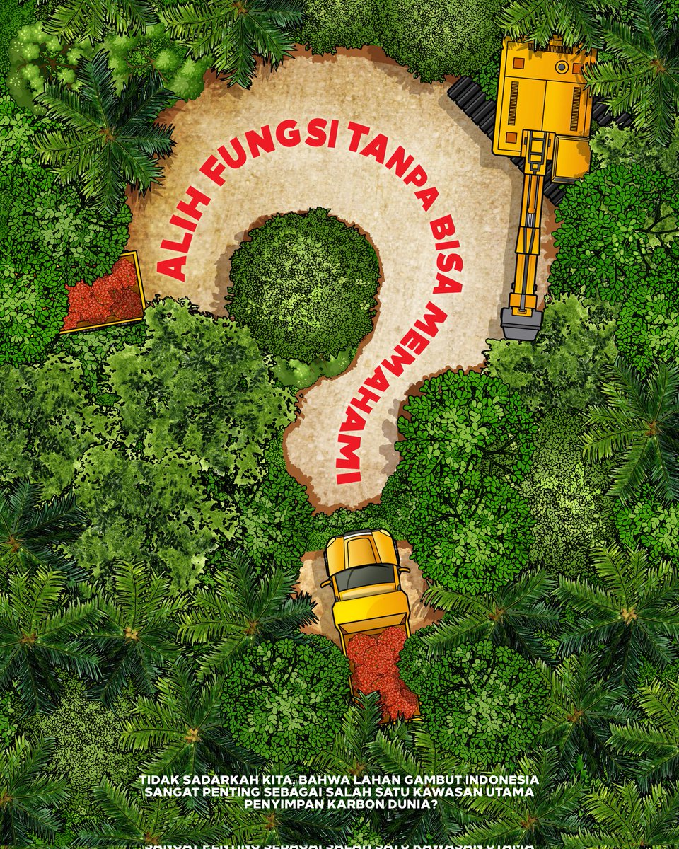 Membaca berita terkini, keberadaan lahan gambut semakin terancam. Beralih fungsi tanpa ada upaya untuk memahami. Tidak sadarkah kita, bahwa lahan gambut Indonesia sangat penting sebagai salah satu kawasan utama penyimpan karbon dunia?

#kenapaburuburu
#pantaugambut
<a href="/pantaugambut/">Pantau Gambut</a>