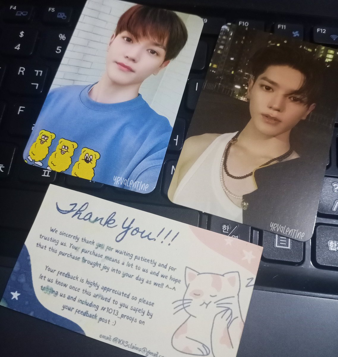 yrvalent1ne's tweet photo. [ #yrvlmails ✉️✨]
     ➸ from @1013_claims ♡

my first yangdo purchase arrived na yesterday! thank you so much for securing and packing taeyong safely!! taeyong sando haver na ako 🥺 hoping for more budols from you po!! 💛

#1013_proofs https://t.co/BeoVse7zQ3