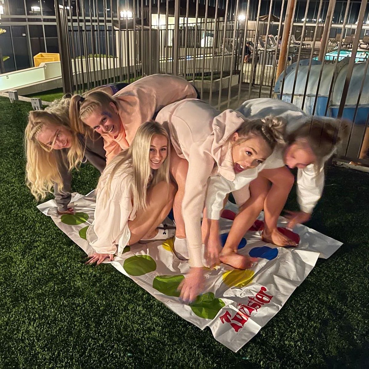 ca_denverco's tweet photo. Our bellies are twisted from laughing so hard tonight at our giant Twister Tournament with all 4 Worlds teams!

This is #SunsFamily ☀️

📷: @ccseclipse @ccsladyaurora @ccsladysuns @ccsrevo https://t.co/WK58aneFFL