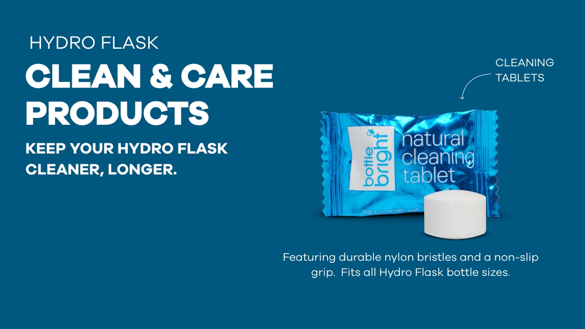 HydroFlask's tweet photo. No scrubbing required!

Our #HydroFlask Cleaning Tablets are natural, biodegradable, chlorine-free &amp; environmentally safe.

An easy way to clean bottles, containers &amp; accessories >> https://t.co/pB9WfC3YzJ

#HydroFlask #CleanandCare #SpringCleaning https://t.co/Q7G9vPYP16