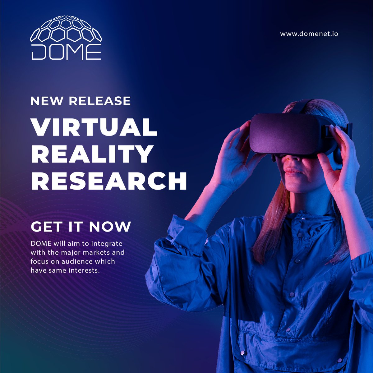 _Domenet's tweet photo. Dome is a new digital space for all of your digital needs. Made with granular precision having users needs in mind. #Metavers #NFT #NFTGiveaways #MetaverseLand #DeFi https://t.co/cWQNHvnkf9