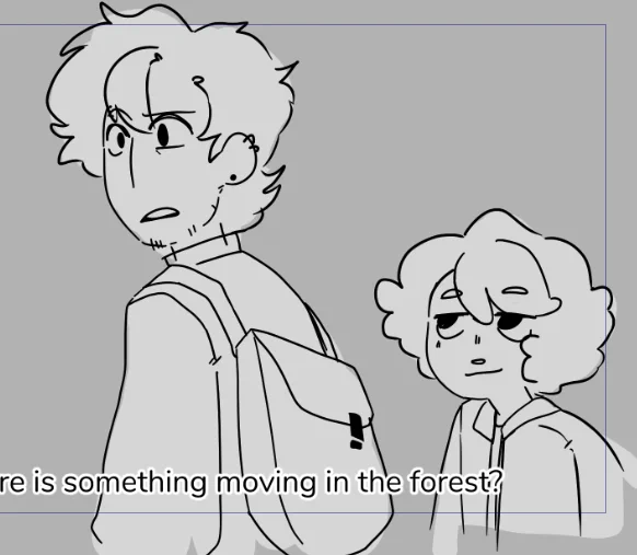 I cleaned it up for an Uni work to look more like a clean animatic :D

probs uploading it tomorrow ! 