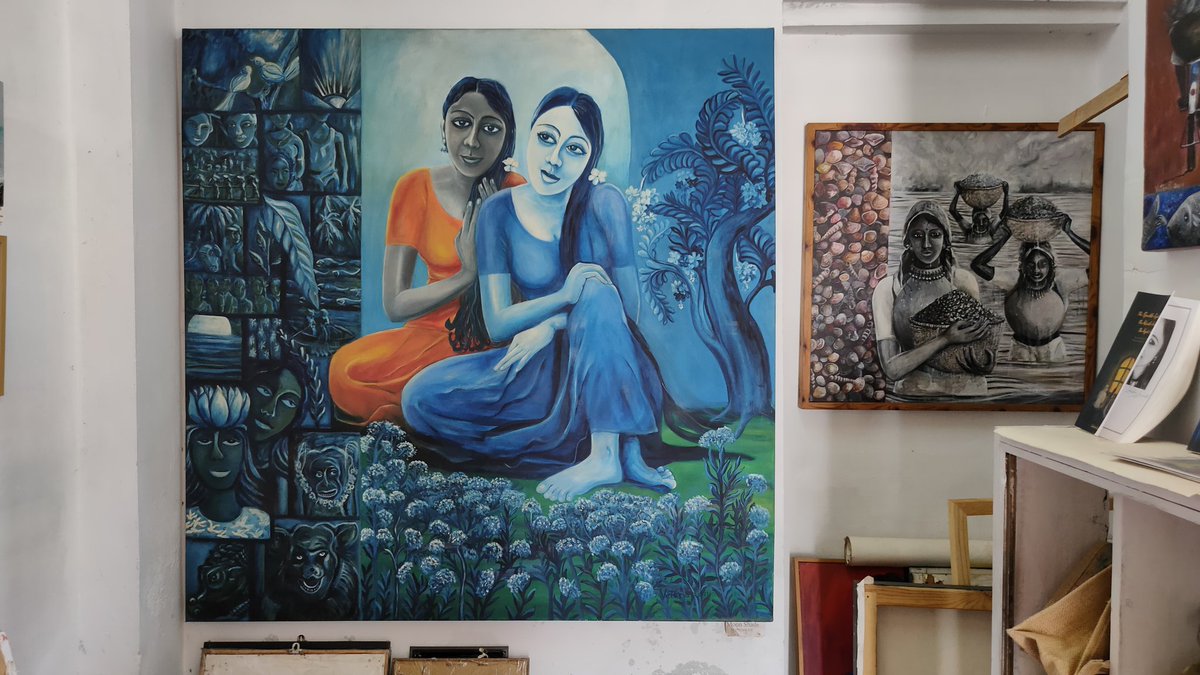 selfstances's tweet image. Advent, a series of works by women #artists
Curated by artist Victoria AM
At Namasthe Art Center, #Mattancherry, #FortKochi , #Kerala
#artwork #ArtistOnTwitter #fineart