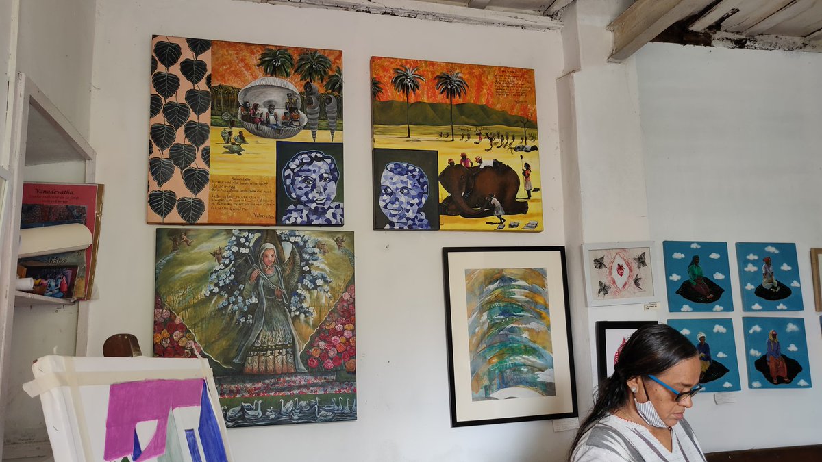 selfstances's tweet image. Advent, a series of works by women #artists
Curated by artist Victoria AM
At Namasthe Art Center, #Mattancherry, #FortKochi , #Kerala
#artwork #ArtistOnTwitter #fineart
