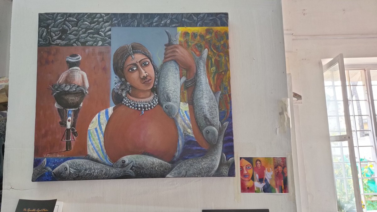 selfstances's tweet image. Advent, a series of works by women #artists
Curated by artist Victoria AM
At Namasthe Art Center, #Mattancherry, #FortKochi , #Kerala
#artwork #ArtistOnTwitter #fineart