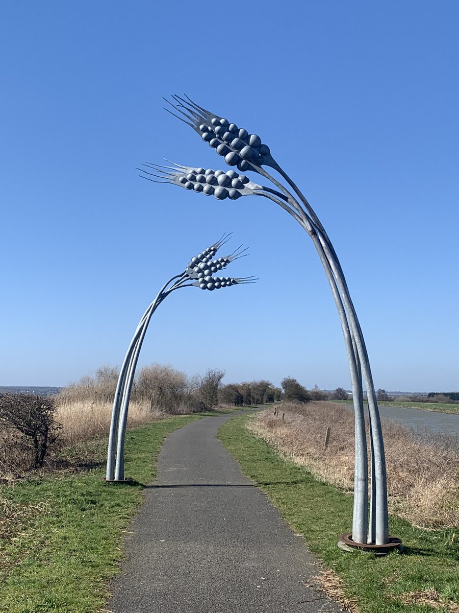 emmatat's tweet photo. It was a stunning day for exploring the #WaterRailWay yesterday. Lovely to see people walking, running, cycling along the route. #Lincoln #Bardney #LetsMoveLincolnshire https://t.co/BjLB8BErkd