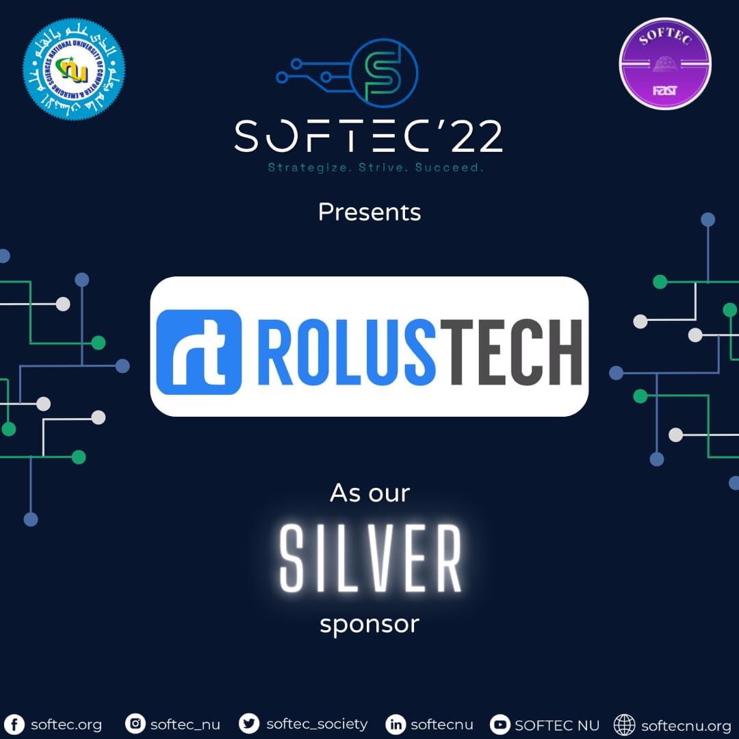 softecfast's tweet image. We are proud to announce Rolustech as our silver sponsor for SOFTEC&apos;22.
Rolustech is an official Certified Salesforce and SugarCRM Partner firm with offices in the UK, USA, and Pakistan.

#softec2022