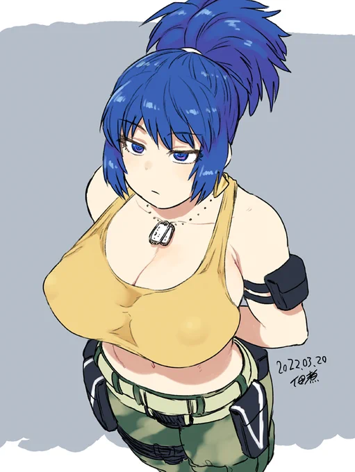 レオナのでっけえおっぱいを描くと徳が積まれると聞いた 