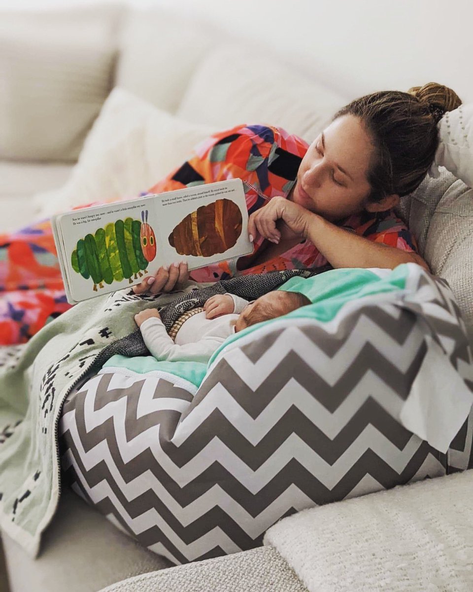 Doing a different kind of teaching today and my heart is full 🥰 #EricCarle #11daysold