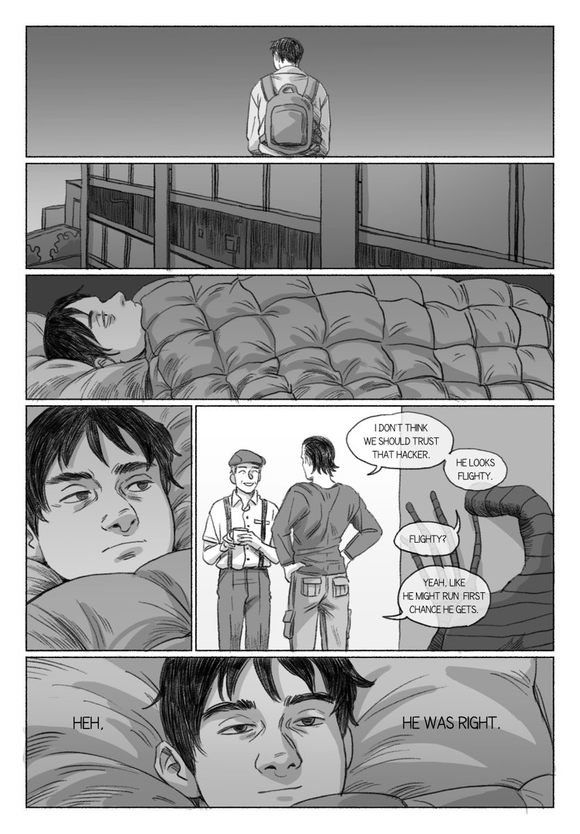 Okuyama is somebody else now. He does some thinking and dreaming. What does it mean? Nothing, nothing. That's all in the past now.

Back at it with post-canon Okuyama and Tanaka comics
1/2

[ Ajin ] [ Okutana ] 