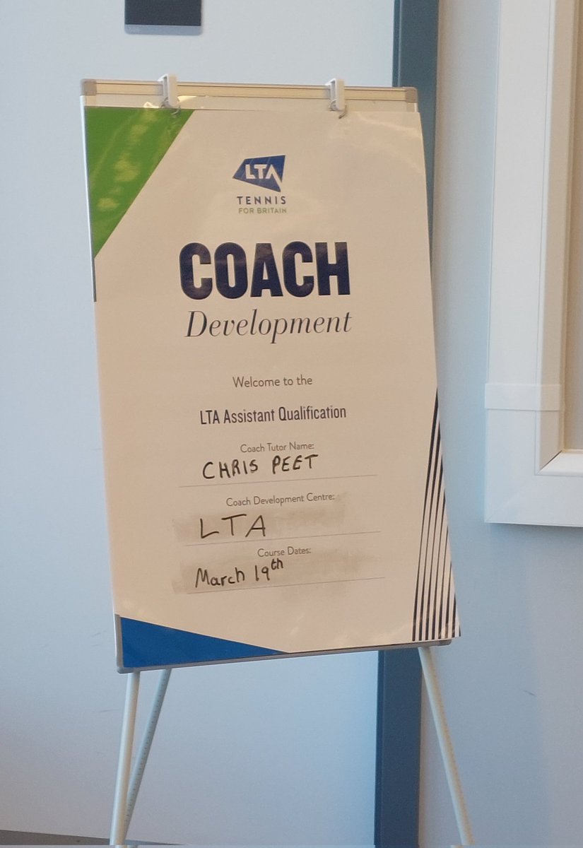Great to see all the students  <a href="/the_LTA/">LTA</a> Level 1 Assistant Tennis Coaches course today. 
There was some great craic going on between the students, which is what we want to see.
Thanks to Chris Peet the tutor &amp; <a href="/YourLiveWire/">yourlivewire</a> Great Sankey for hosting.
#B2022SG #employability 🎾 🎾