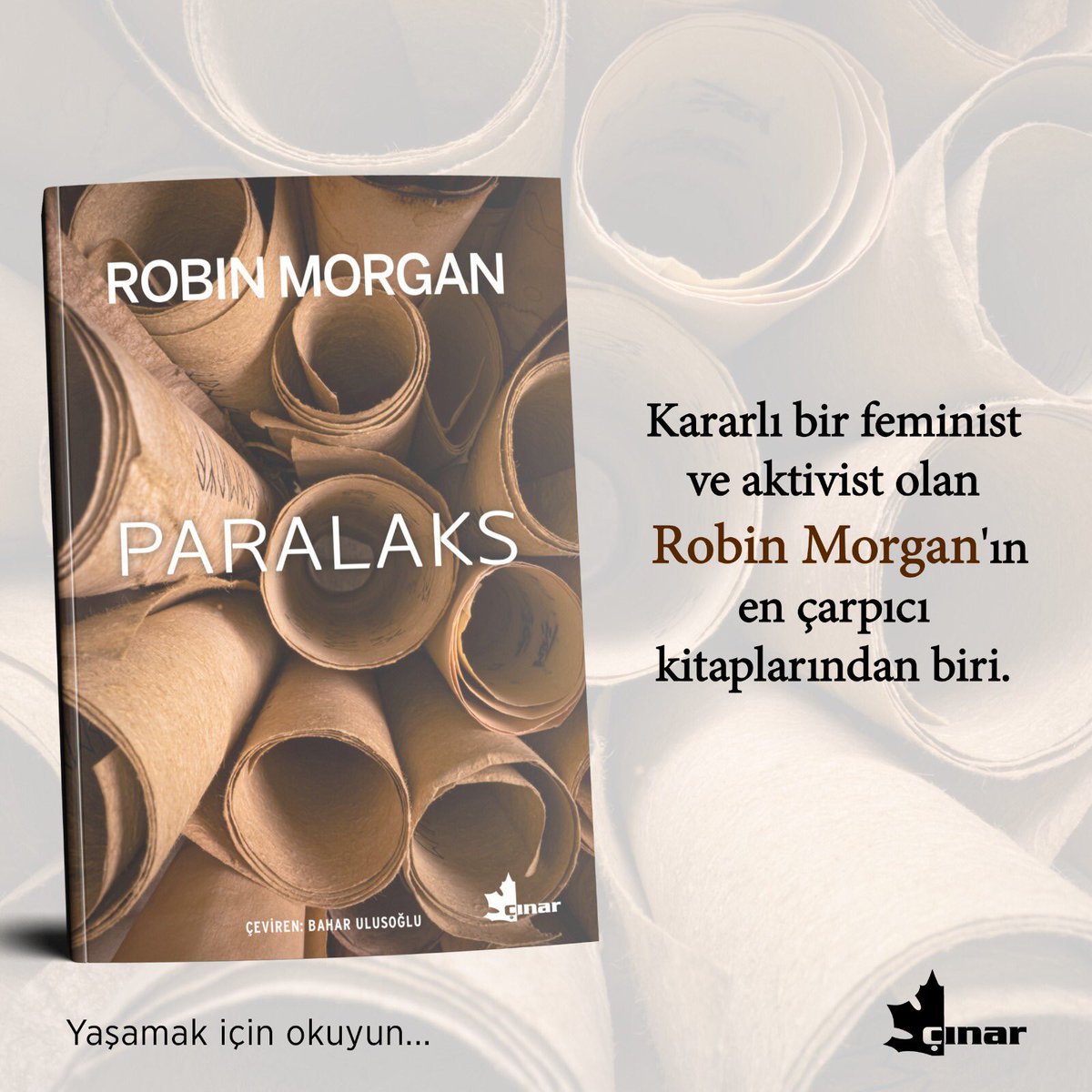 cinaryayinevi's tweet photo. “Okudum çünkü bir kere okumaya başlayınca kitabı elimden bırakmak istemedim. Okumaya devam ettikçe, durasım gelmedi. Öyküleri ve öykülerin çerçevelerinden yaratılan karışımı çok sevdim…”
Ursula K. Le Guin’in elinden düşürmediği #Paralaks Türkçede!
#çınaryayınları #robinmorgan https://t.co/Pamo99oEM6