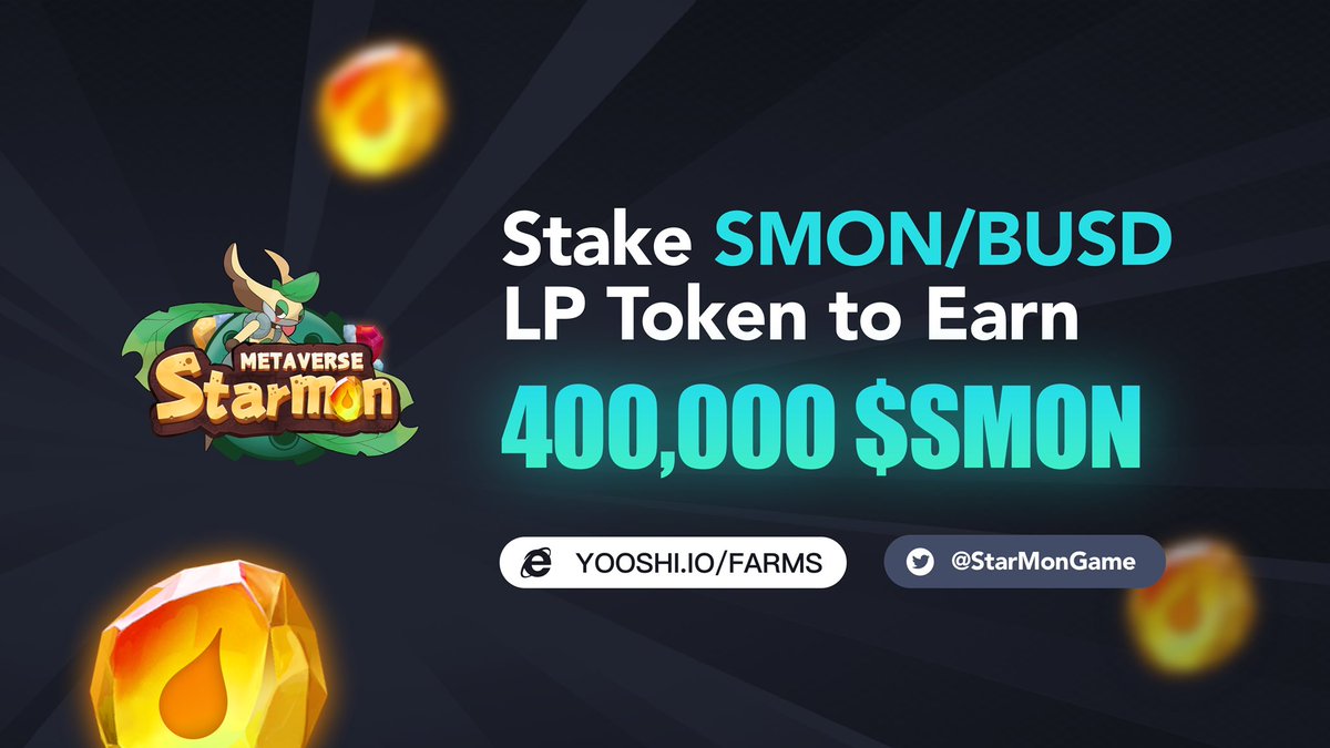 StarMonGame_BR's tweet photo. 🪐A piscina de farm #StarMon continua!🪐

💰Stake $SMON/BUSD LP Tokens para ganhar 400.000 $SMON!
📍https://t.co/GFnfNDApWy @yooshi_official
 
A equipe receberá 400.000 $SMON das alocações de equipe liberadas antes para injetar na pool.

Obrigado pelo apoio contínuo!❤️ https://t.co/KQ8ZpkQBCO