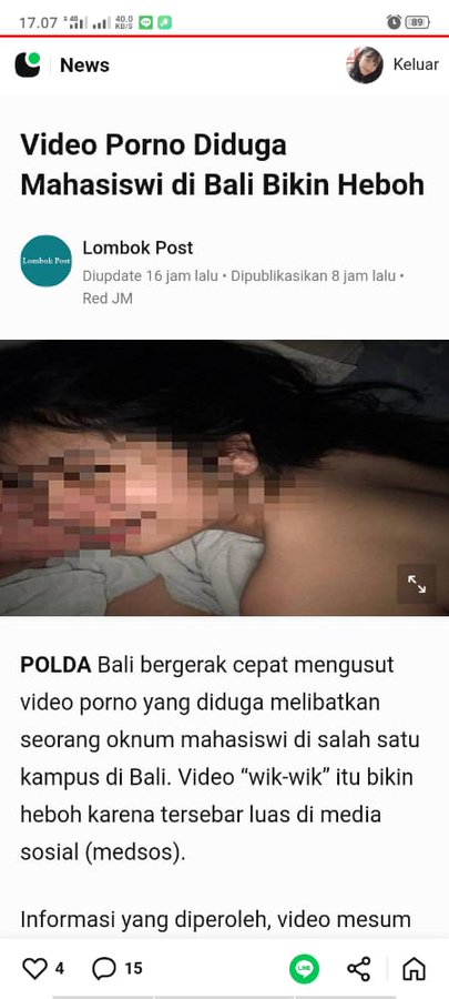 BangsaKuy's tweet photo. Viral Oknom Mahasiswi Disalah Satu Kampus di BALI Part 1 https://t.co/zBMtvso62f