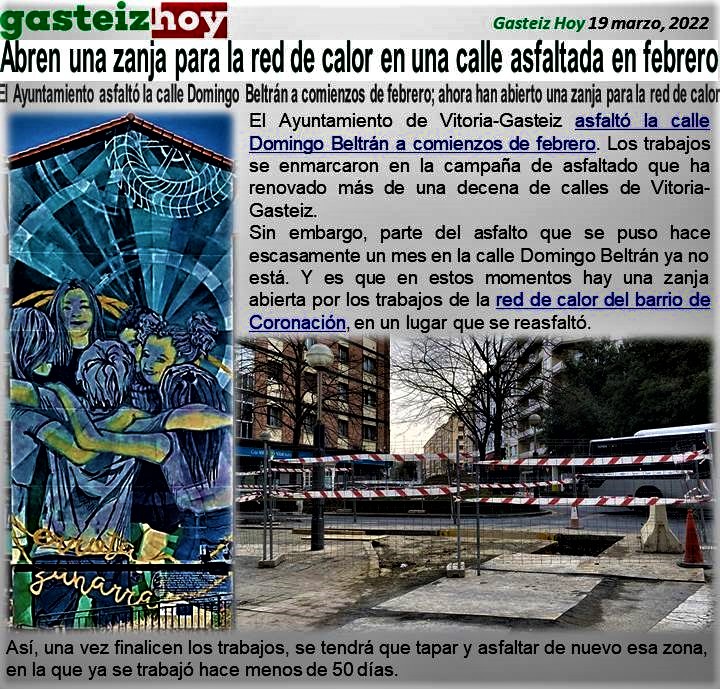 CCOgueta's tweet photo. Abren una zanja para la red de calor en una calle asfaltada en febrero #ErrotaZaharraAE @vitoriagasteiz 
https://t.co/qlN46ZCzP9 https://t.co/P1RknbEgqD