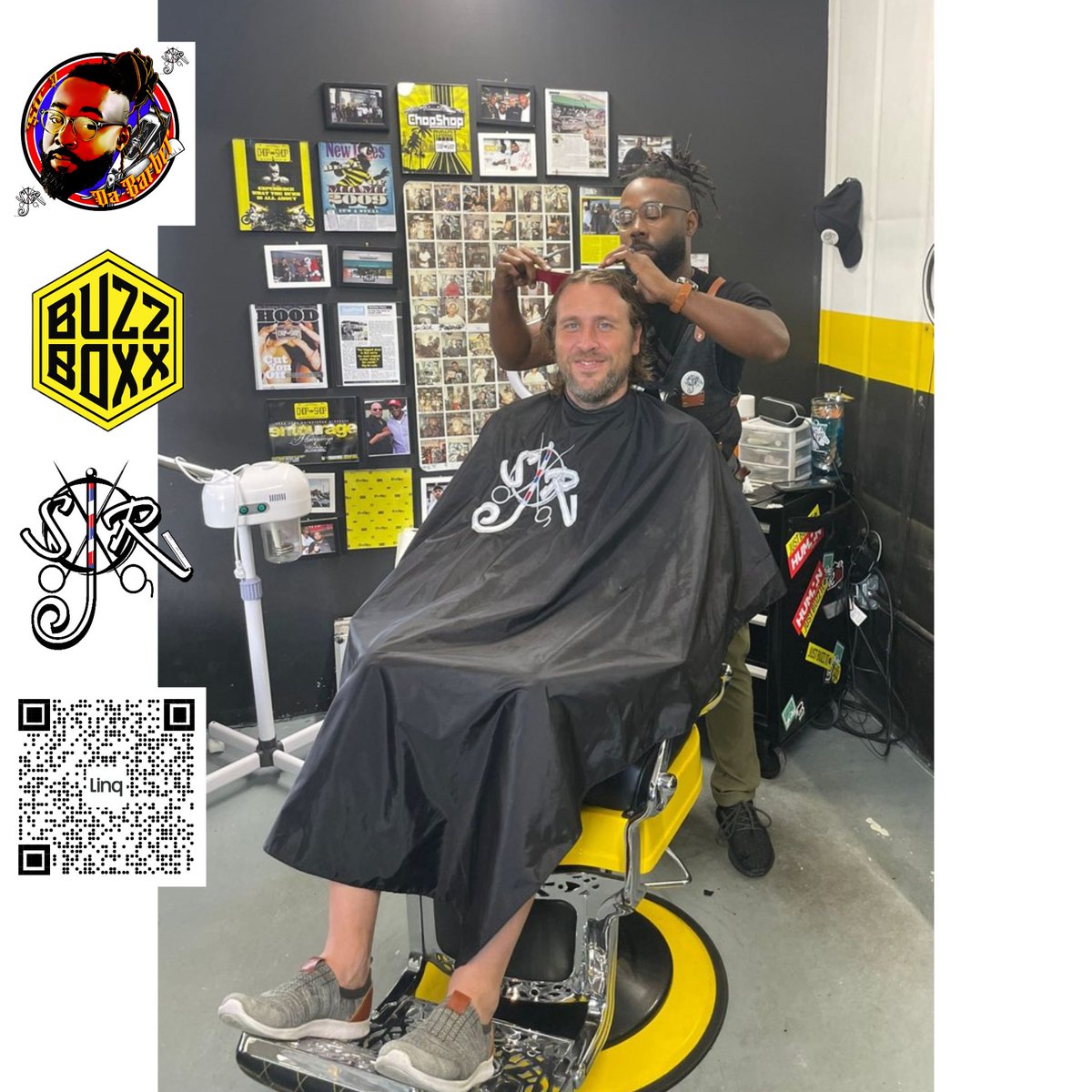 SirjDaBarber's tweet photo. #sirjdabarber #buzzboxx #barberlife #elportal #miami https://t.co/YQq93s7t0D