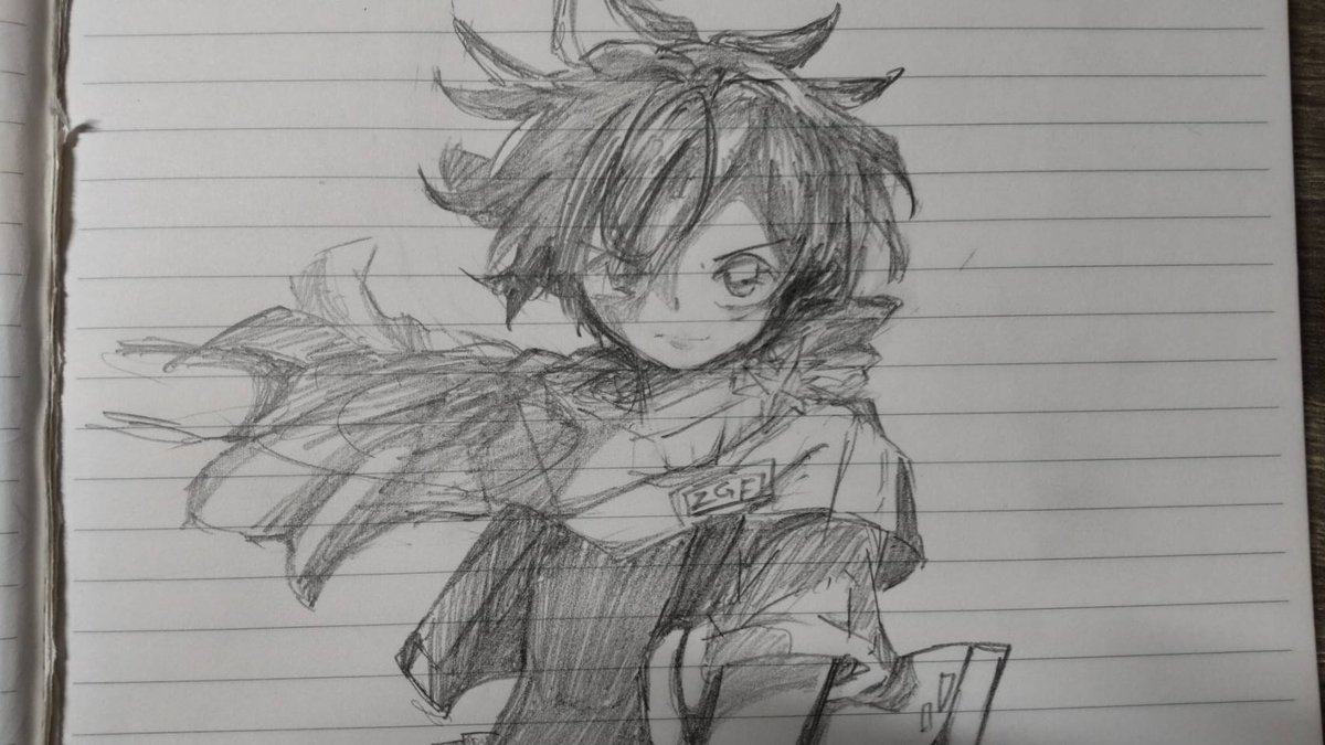 おチビが描いたシャチ
森茶先生の描くイケメンはドンピシャなんだとか 