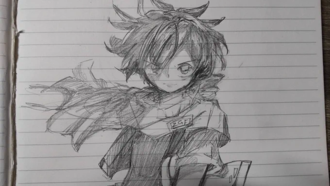 おチビが描いたシャチ
森茶先生の描くイケメンはドンピシャなんだとか 
