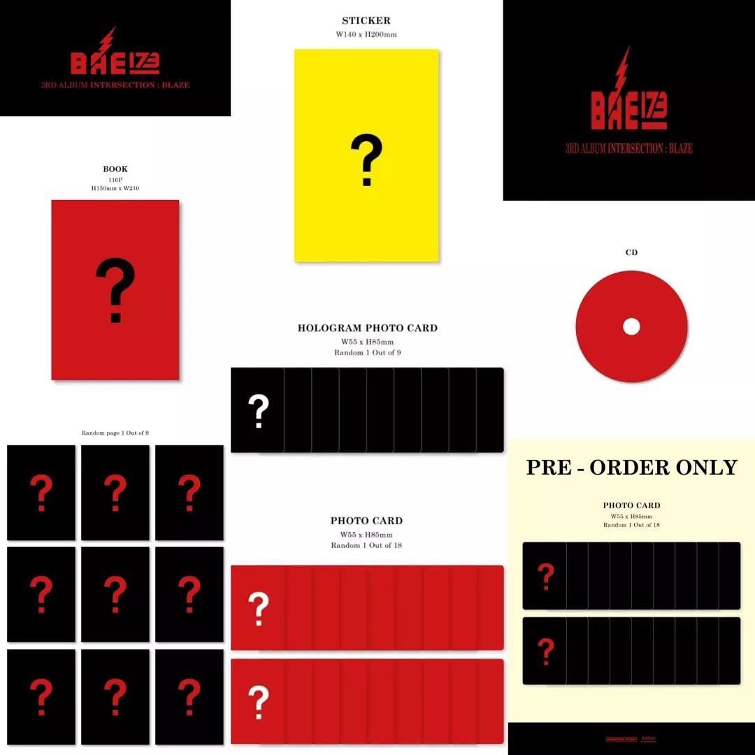 auntlinostore_'s tweet photo. PRE ORDER 

BAE173 MINI ALBUM - VOL 3 [ INTERSECTION: BLAZE ] 

✨ RM 65 

NOTES 🔖 
- SECOND PAYMENT NEEDED FOR INTERNATIONAL SHIPPING AND LOCAL SHIPPING 
- ALL PURCHASE INCLUDES HANTEO &amp; GAON CHART 

DM TO ORDER 🫶🏻 https://t.co/wp9cx7VmzA