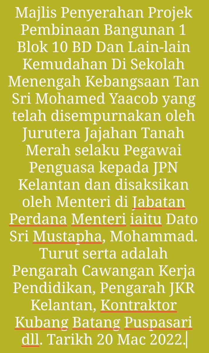 CKP_JKR's tweet photo. Majlis Penyerahan Projek Pembinaan Bangunan 1 Blok 10 BD &amp; Lain-lqin Kemudahan Di Sekolah Menengah Kebangsaan Tan Sri Mohammed Yaacob. Tarikh 20 Mac 2022. #jasakepadarakyat #jkrmalaysia @BalamuruganIr @JKRMalaysia https://t.co/3qcQg0G7dE