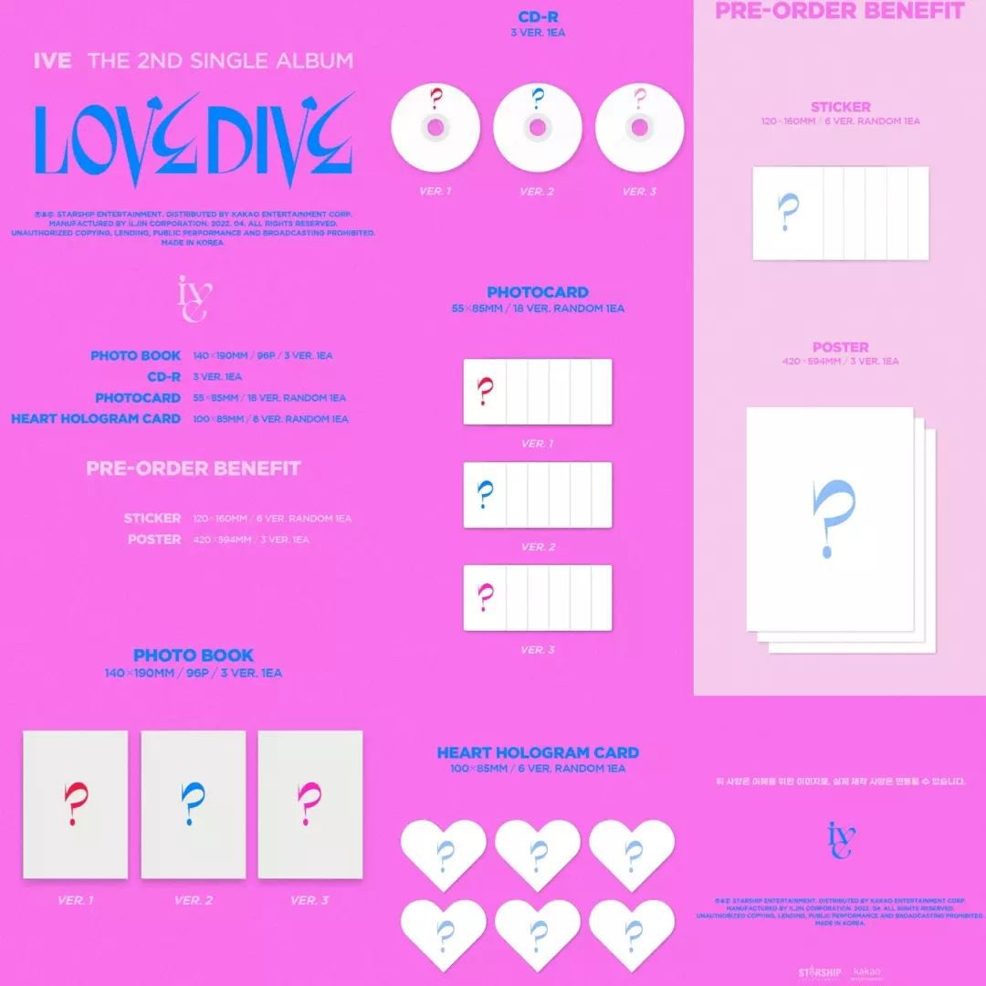 auntlinostore_'s tweet photo. PRE ORDER 

IVE - THE 2ND SINGLE ALBUM [ LOVE DIVE ] 
- VER 1 / VER 2 / VER 3 

✨ KTOWN - RM 70 ( RANDOM VER ) / RM 152 SET 

NOTES 🔖 : 
- SECOND PAYMENT NEEDED FOR INTERNATIONAL SHIPPING AND LOCAL SHIPPING 
- FREEBIES WILL BE INCLUDED 

DM TO ORDER 

#dive #IVE #LOVE DIVE https://t.co/1PjcmaiQ13