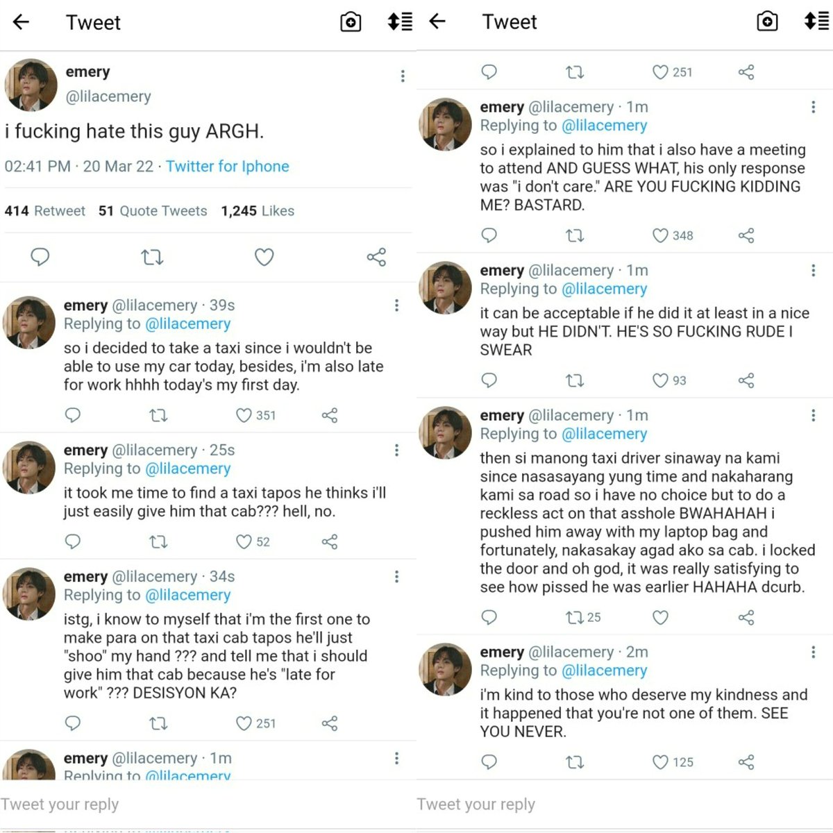 hikariwrites's tweet photo. TAXI AU 
— a filo #taekookau wherein... https://t.co/8hl25uKqyO