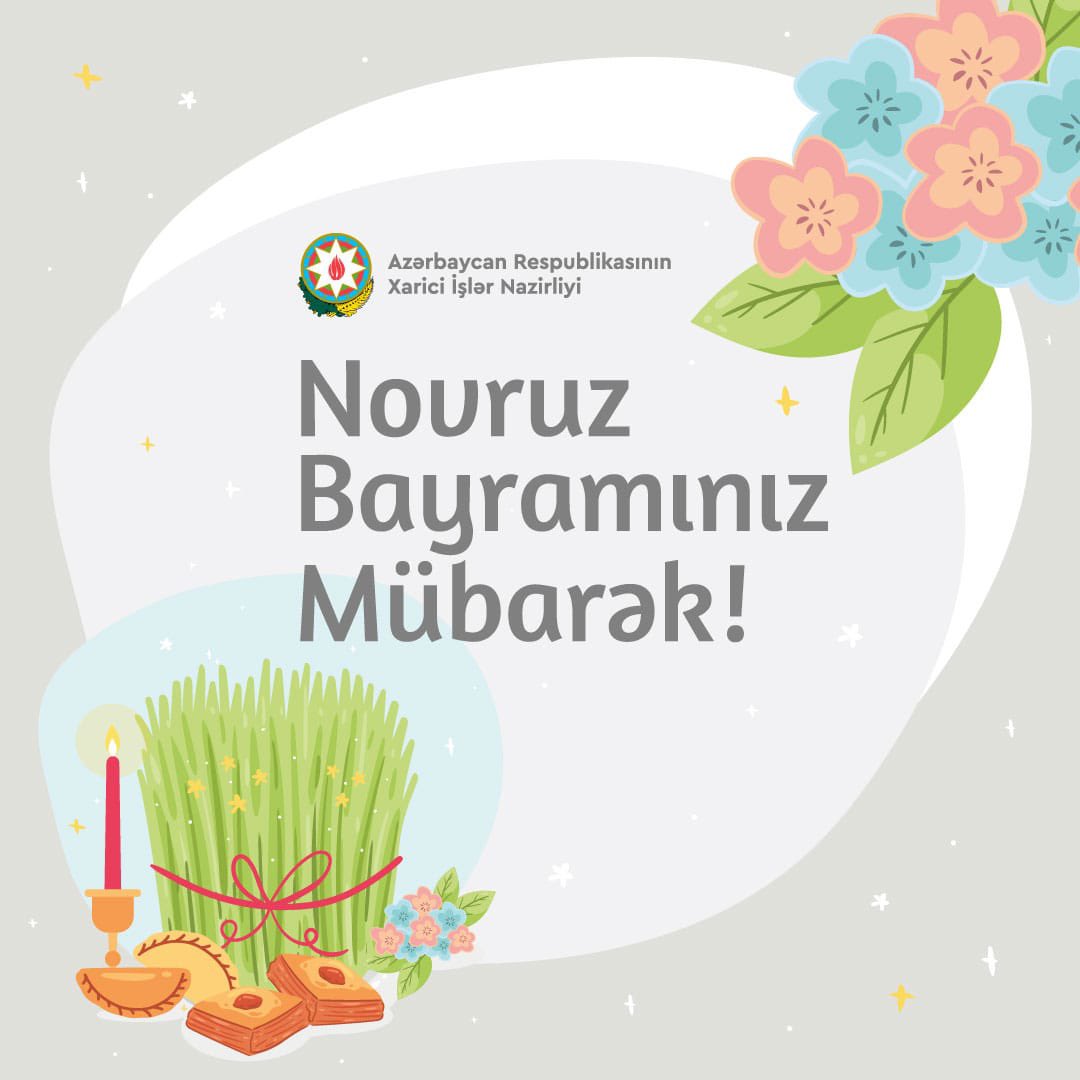 Bayramov_Jeyhun's tweet photo. Baharın müjdəçisi olan #Nowruz #Azərbaycan/ımıza və xalqımıza sülh, əmin-amanlıq, tərəqqi və yeni uğurlar gətirsin.

#NovruzBayramı/mız mübarək! https://t.co/STMRBWpwDf
